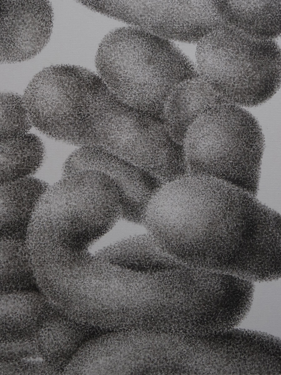 "It Must Be A Dream" 2024 Ink on canvas 16" x 20"